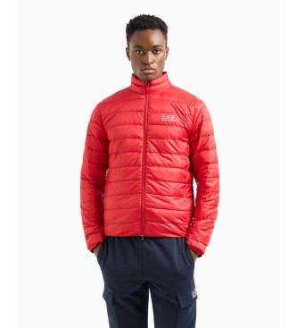 EA7 Veste en duvet Core Identity veste pliante rouge