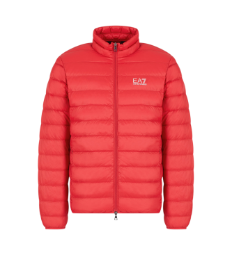 EA7 Veste en duvet Core Identity veste pliante rouge