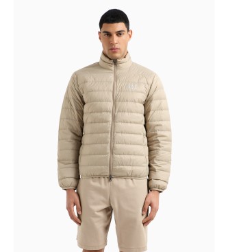 EA7 Dunjacka Core Identity hopfllbar beige