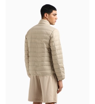 EA7 Dunjacka Core Identity hopfllbar beige