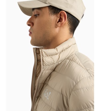 EA7 Dunjacka Core Identity hopfllbar beige