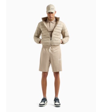 EA7 Dunjacka Core Identity hopfllbar beige