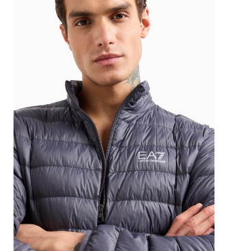 EA7 Daunenjacke Core Identity faltbare Daunenjacke grau