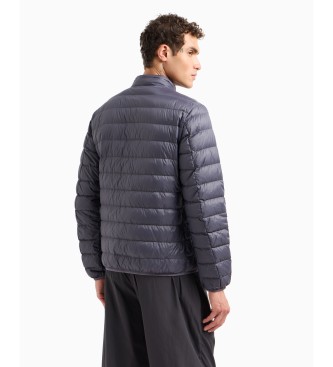 EA7 Down jacket Core Identity foldable down jacket grey