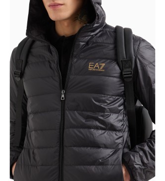 EA7 Casaco dobrvel para baixo Core Identity preto