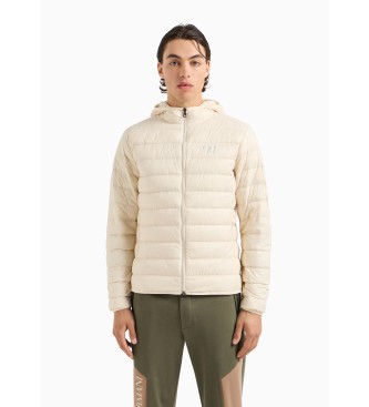 EA7 Chaqueta de plumas plegable Core Identity beige