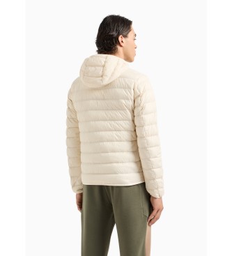 EA7 Chaqueta de plumas plegable Core Identity beige