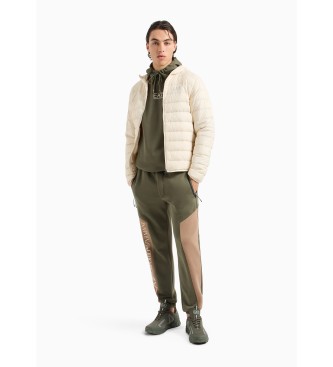 EA7 Chaqueta de plumas plegable Core Identity beige