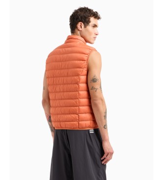 EA7 Core Identity Gilet ripiegabile arancione