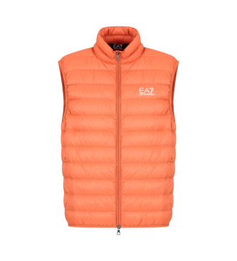 EA7 Core Identity vouwgilet oranje