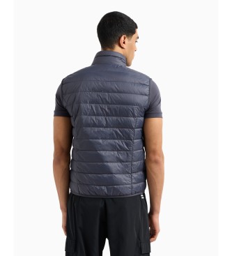 EA7 Gilet ripiegabile Core Identity grigio