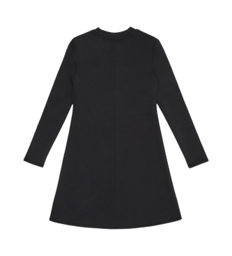 EA7 Robe prcieuse  manches longues en modal noir