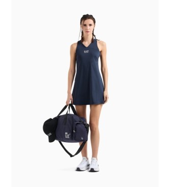 EA7 Robe Tennis Pro en tissu technique Ventus7 bleu