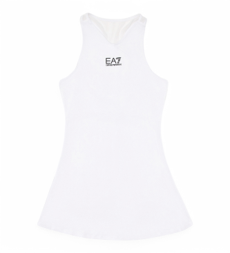 EA7 Tennis Pro dress in technical fabric Ventus7 white