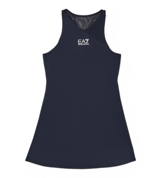 EA7 Robe Tennis Pro en tissu technique Ventus7 navy