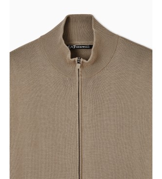 EA7 Kurtka Golf Pro Jacket Brown