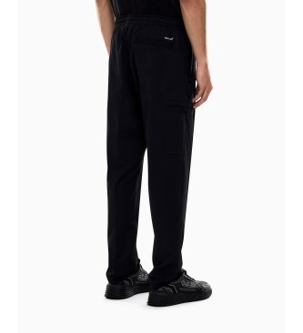 EA7 Pantaloni da golf neri professionali