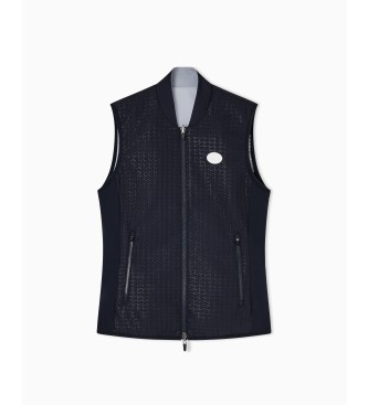 EA7 Gilet blu navy da golf Pro