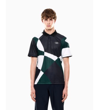 EA7 Polo Ventus7 Golf Pro vert marine