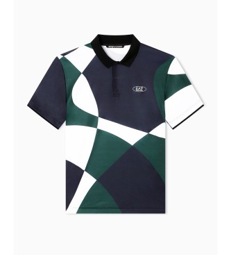 EA7 Polo Ventus7 Golf Pro vert marine
