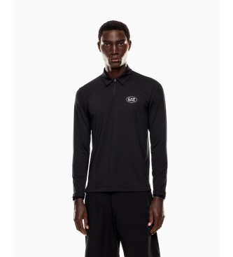 EA7 Polo  manches longues Golf Pro Ventus7 noir