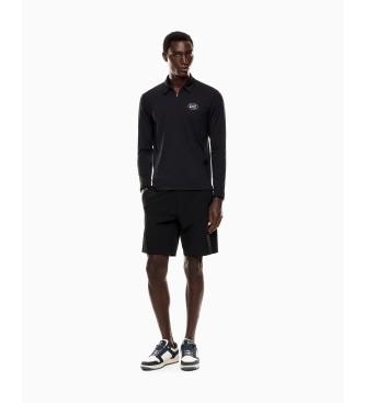 EA7 Polo  manches longues Golf Pro Ventus7 noir