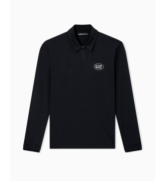 EA7 Polo  manches longues Golf Pro Ventus7 noir