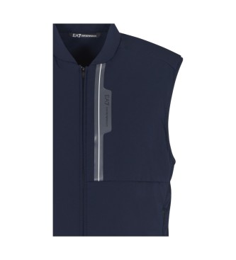 EA7 Chaleco Golf Pro Padded marino