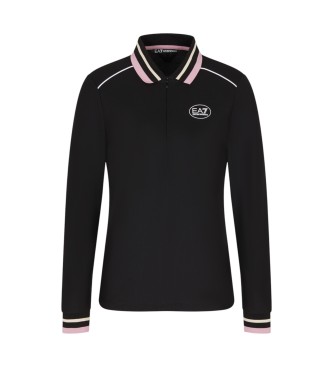 EA7 Polo Golf Pro czarny