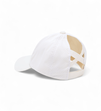 EA7 Gorra de béisbol de nailon Tennis Pro blanco