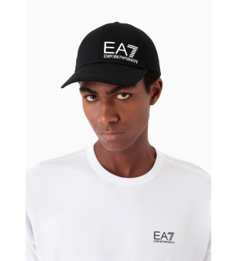 EA7 Czapka z daszkiem czarna