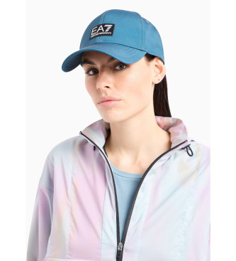 EA7 Label cap blue