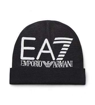 EA7 Gorro logotipo negro