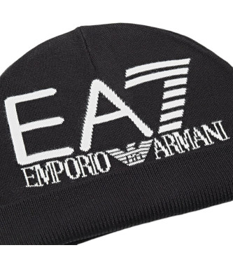 EA7 Gorro logotipo negro