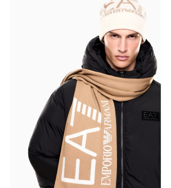EA7 Gorro Maxilogo beige