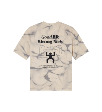 EA7 Graphic Series T-shirt beige