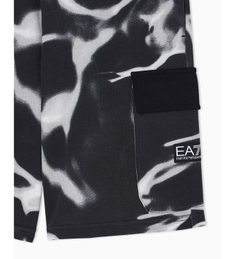 EA7 Bermudas Gráficas negro
