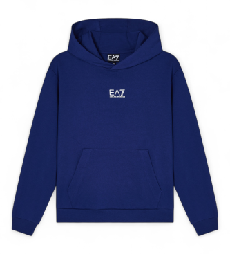 EA7 Bluza chłopięca z serii Graphic w kolorze niebieskim
