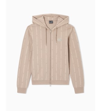 EA7 Mikina Graphic Series M bež