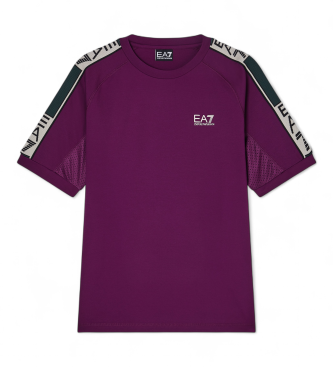EA7 T-shirt s�rie gr�fica cor-de-rosa