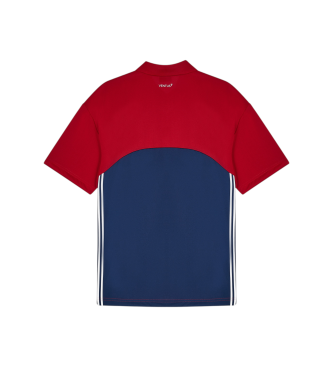 EA7 Polo grafica rossa