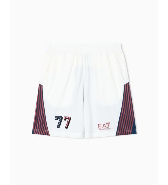 EA7 Korte broek Grafisch wit