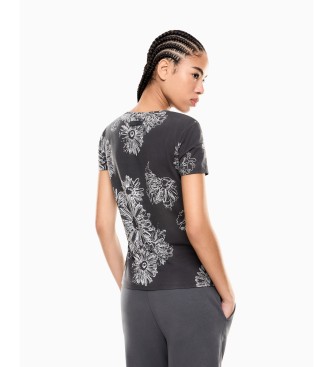 EA7 Camiseta Graphic Series cinza