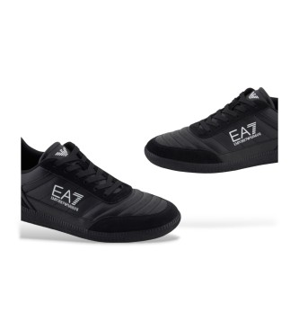 EA7 Heritage Leather Sneakers black