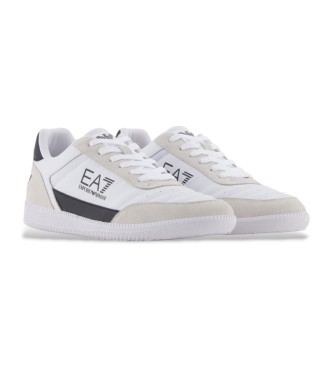 EA7 Heritage Leather Sneakers white