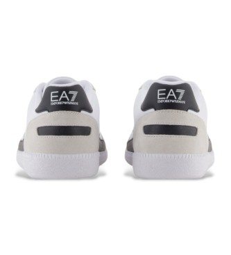 EA7 Heritage Leather Sneakers white