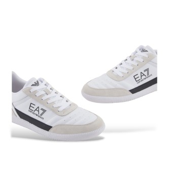 EA7 Heritage Leather Sneakers white