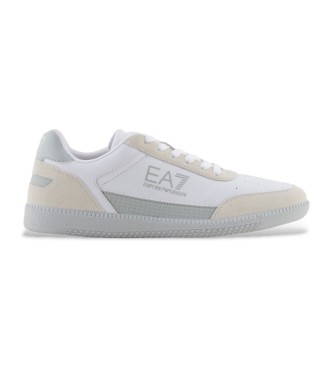 EA7 Heritage Leather Sneakers white
