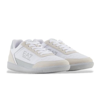EA7 Heritage Leather Sneakers white