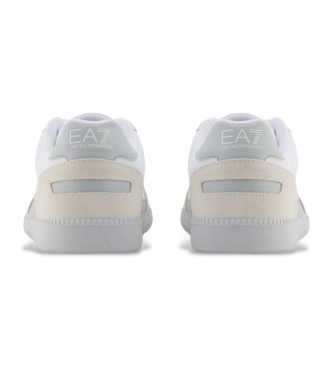 EA7 Heritage Leather Sneakers white